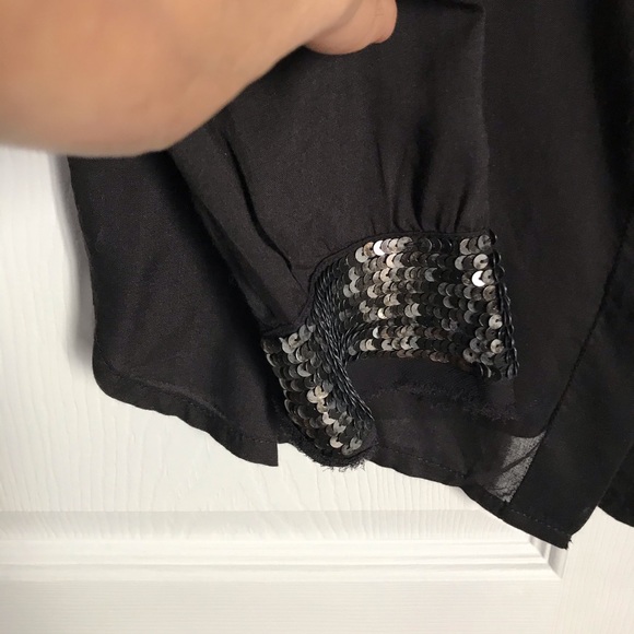 DIESEL SEQUINNED COLLAR AND CUFF SHIRT - Picture 3 of 8